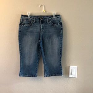 Jean Capri Shorts